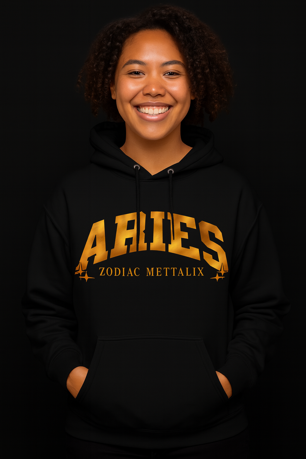 Zodiac Mettalix Hoodie - Aries