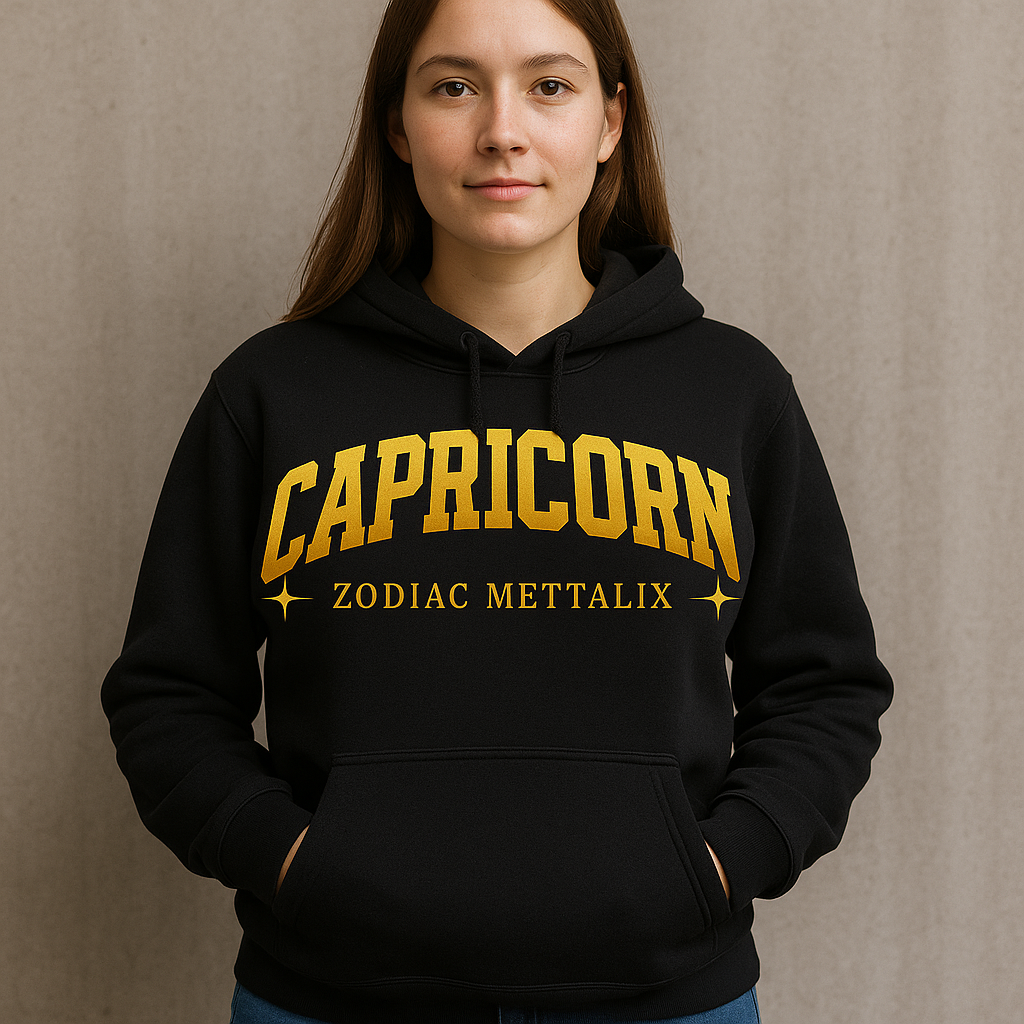 Zodiac Mettalix Hoodie - Capricorn