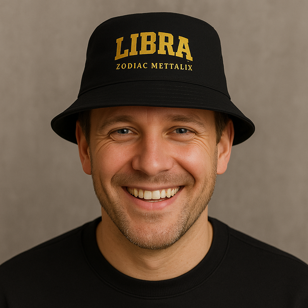 Zodiac Mettalix Bucket Hat - Libra