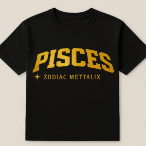 Zodiac Mettalix Print Tee - Pisces