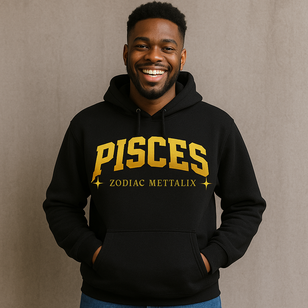 Zodiac Mettalix Hoodie - Pisces