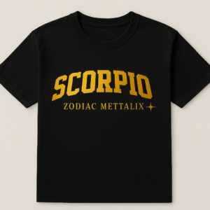 Zodiac Mettalix Print Tee - Scorpio